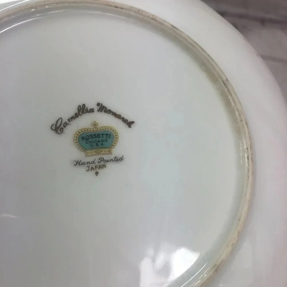 Vintage Camellia monarch by Rossetti plate